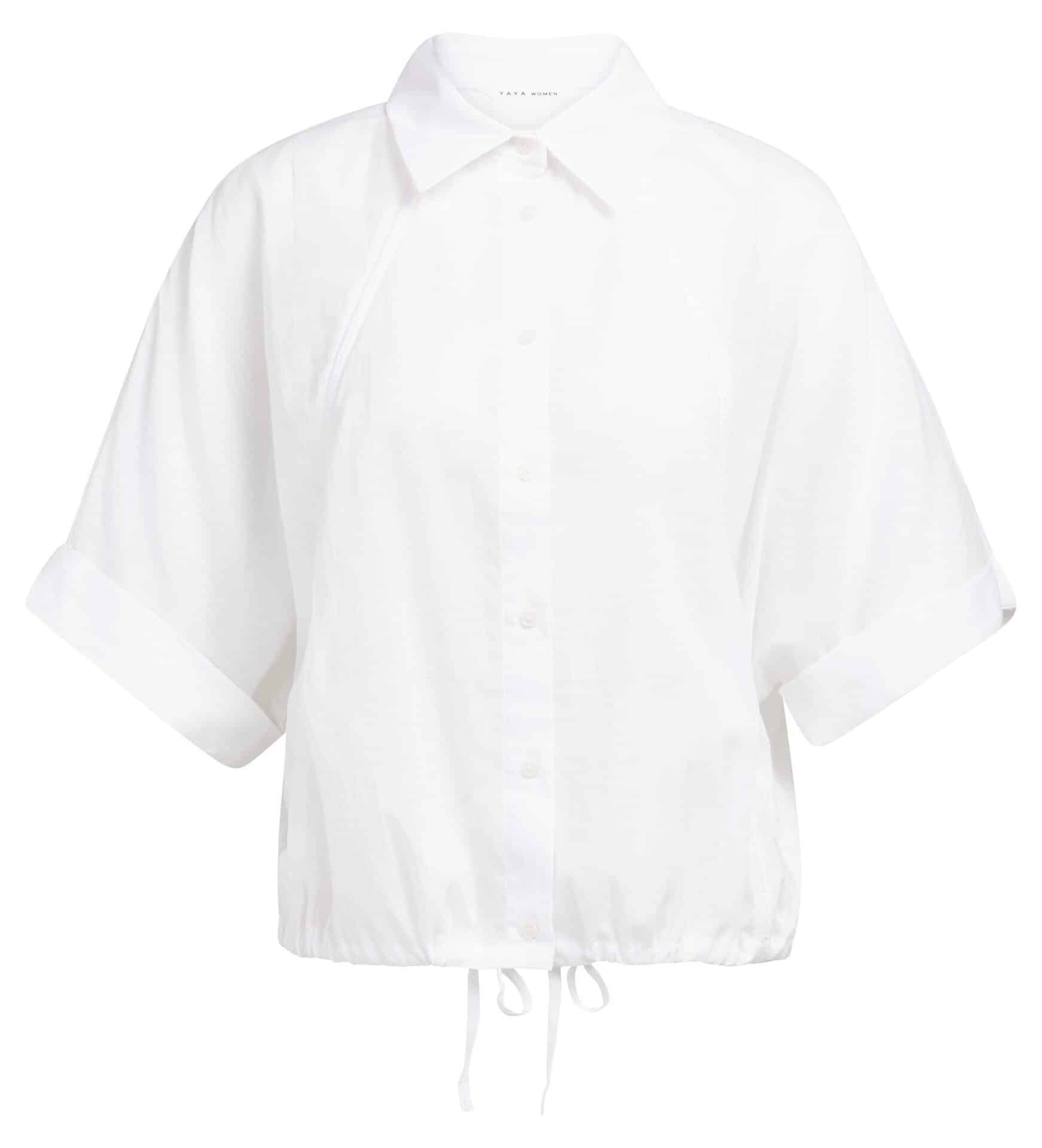 Vleermuismouw blouse met gevlo