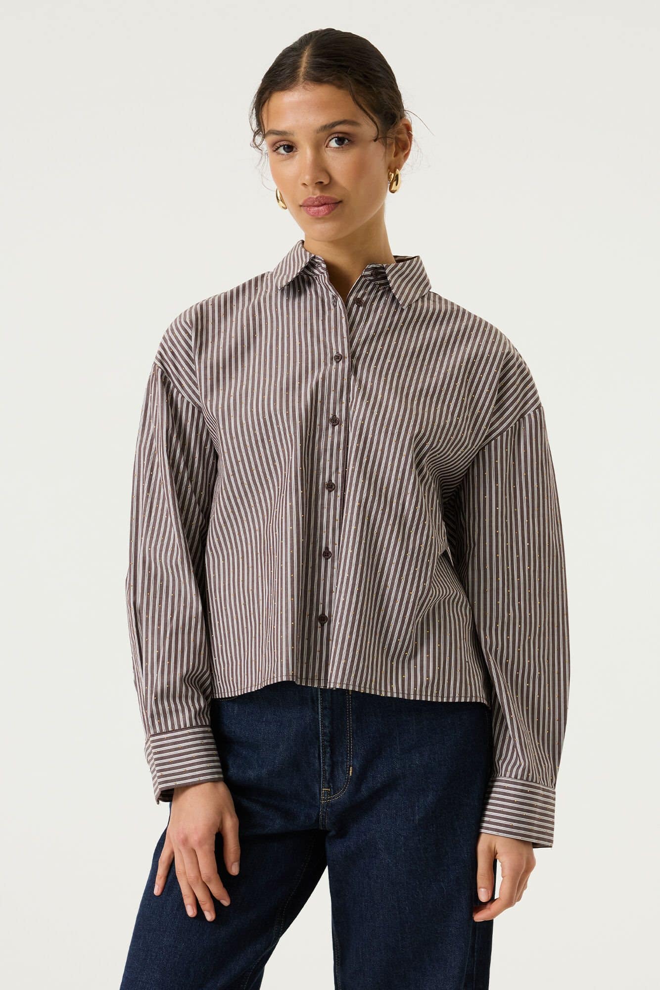 ladies shirt ls hazel bloom