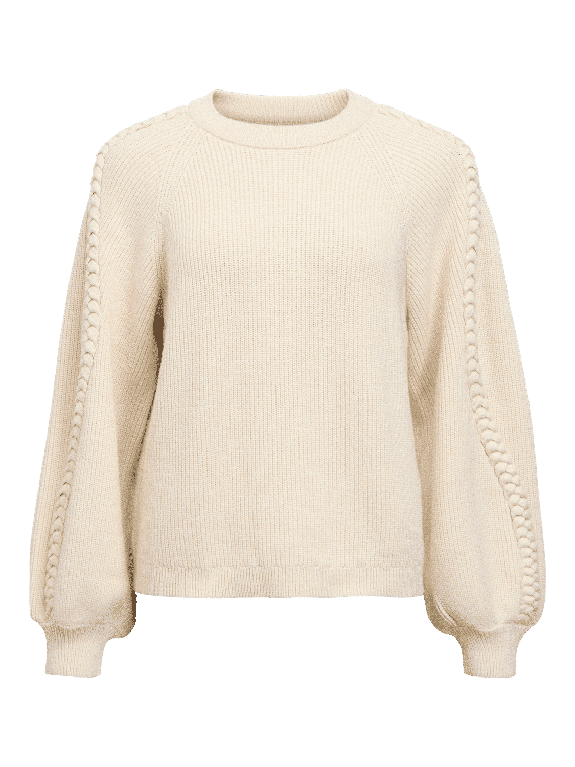 OBJHANNAH L/S RE KNIT PULLOVER