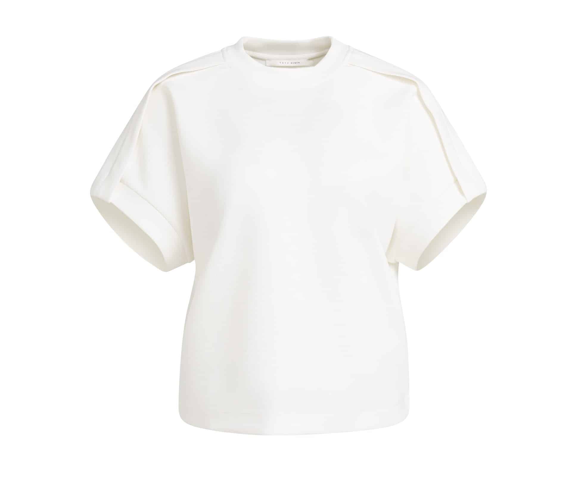 Mouwloos sweatshirt met plooie