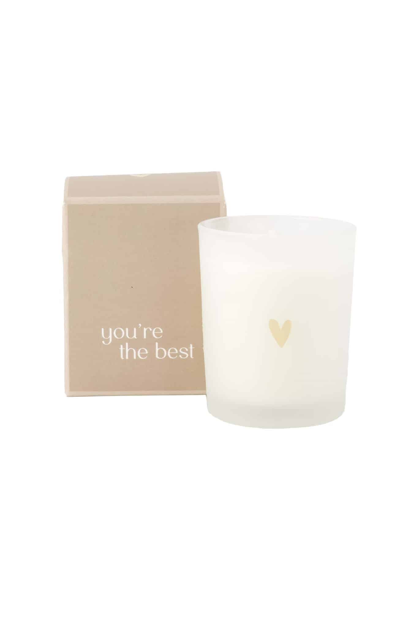 Candle scented in box