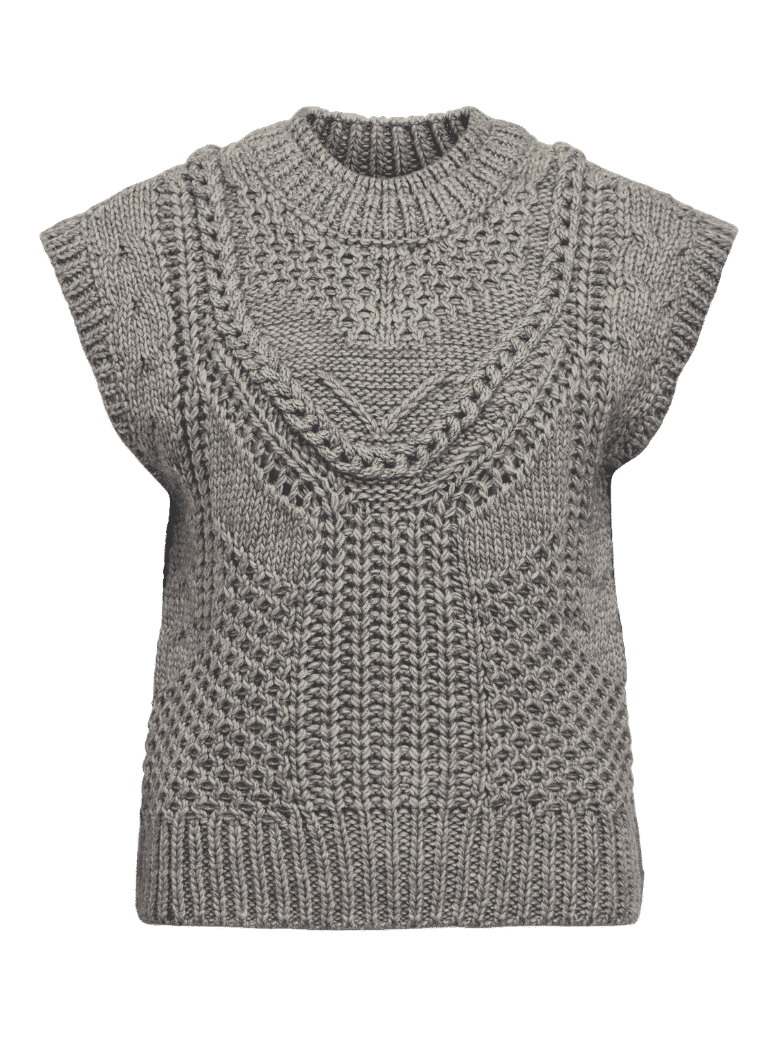 OBJHINNA S/L RE KNIT VEST 146