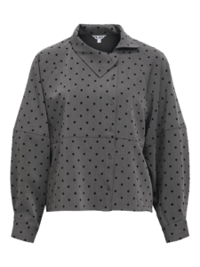 OBJMAXINE L/S HIGH NECK SHIRT