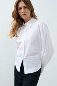 Blouse met tailleaccent
