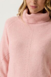 ladies pullover dusty pink