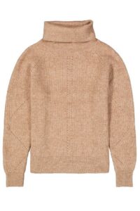 ladies pullover soft taupe