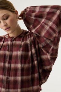 ladies shirt ls rosewood