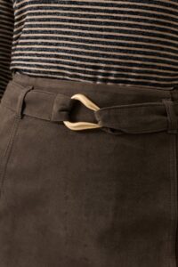 ladies skirt graphite mist