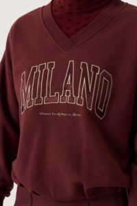 ladies sweat rosewood